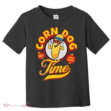 Corn Dog Carnival Food Fried Corndog Lover Toddler T-Shirt
