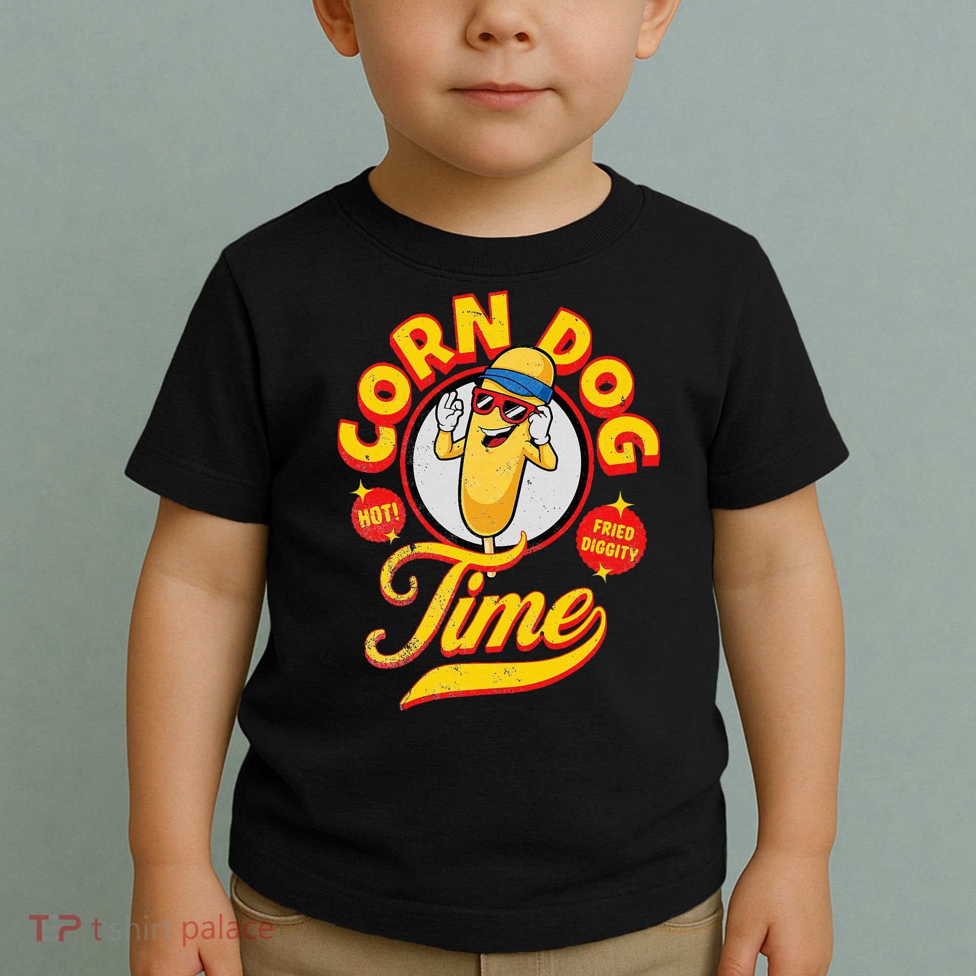Corn Dog Carnival Food Fried Corndog Lover Toddler T-Shirt