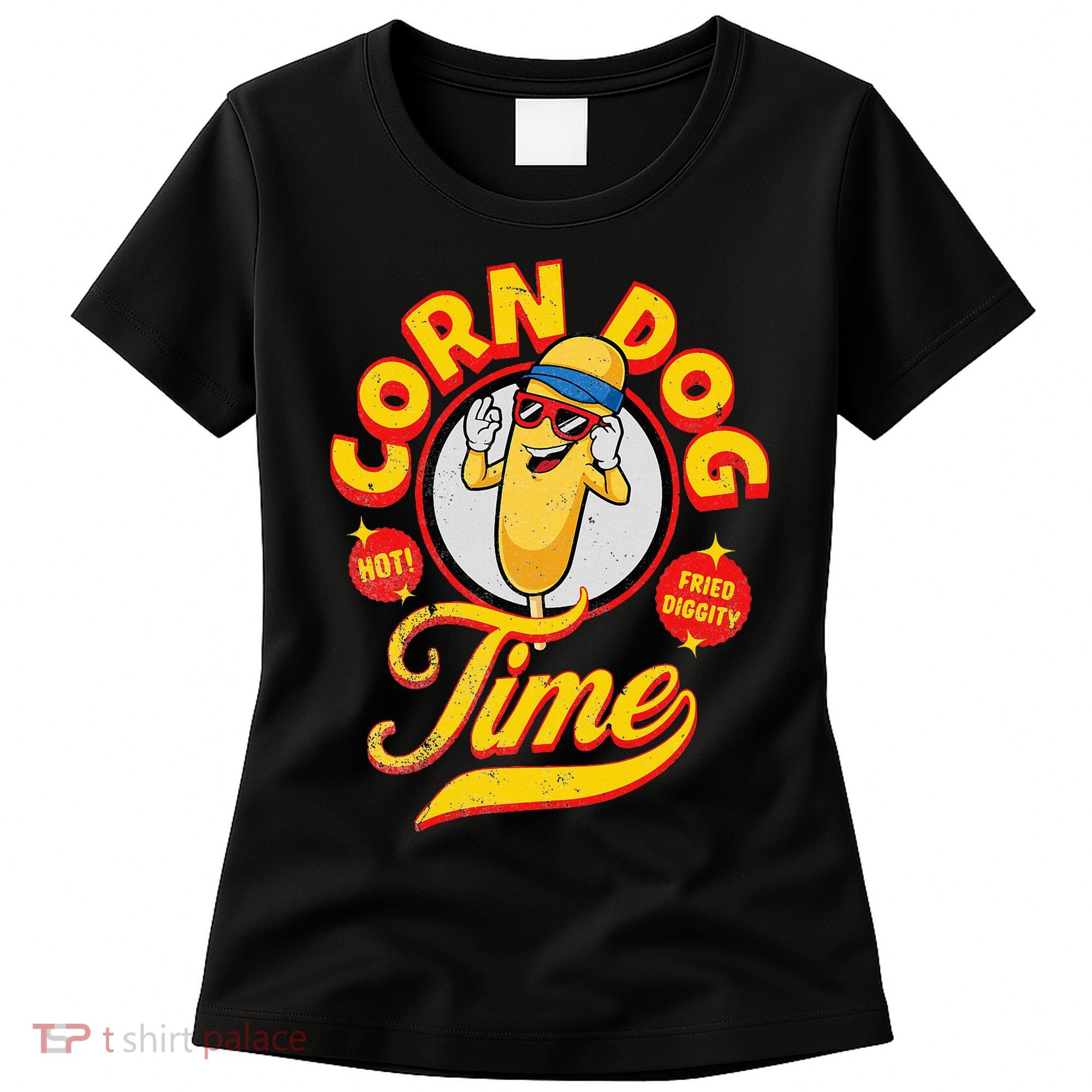 Corn Dog Carnival Food Fried Corndog Lover Women's T-Shirt