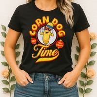 Corn Dog Carnival Food Fried Corndog Lover Women's T-Shirt thumb 2