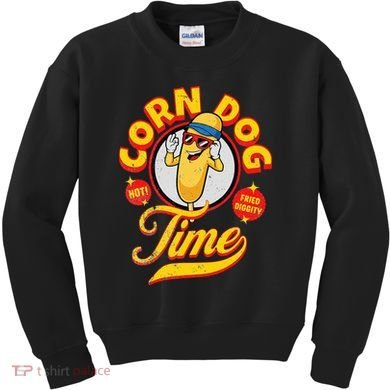 Corn Dog Carnival Food Fried Corndog Lover Kids Sweatshirt