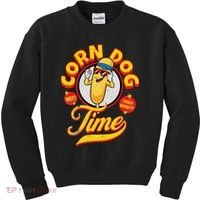 Corn Dog Carnival Food Fried Corndog Lover Kids Sweatshirt thumb 0