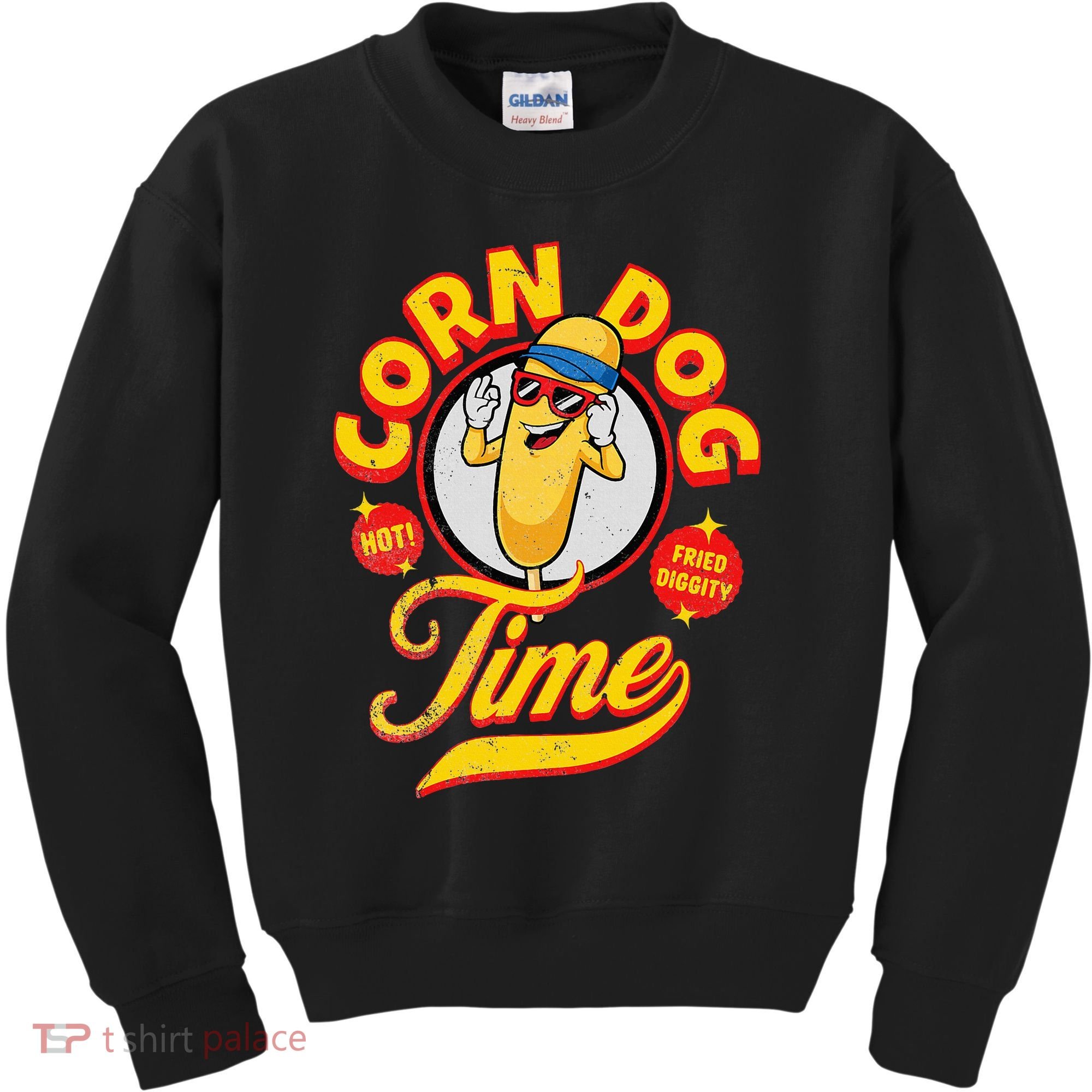 Corn Dog Carnival Food Fried Corndog Lover Kids Sweatshirt