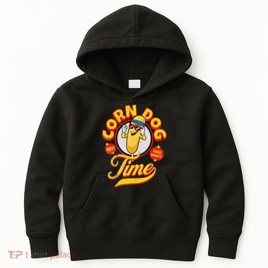 Corn Dog Carnival Food Fried Corndog Lover Kids Hoodie