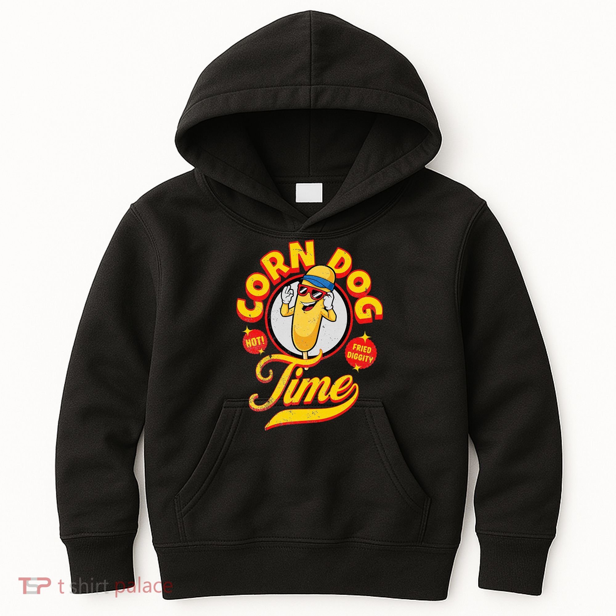 Corn Dog Carnival Food Fried Corndog Lover Kids Hoodie