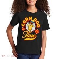 Corn Dog Carnival Food Fried Corndog Lover Kids T-Shirt thumb 2