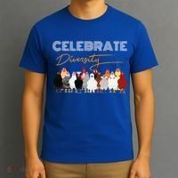 Celebrate Diversity Chickens Funny Graphic Tee Chicken Cute Gift T-Shirt thumb 3