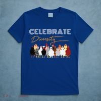 Celebrate Diversity Chickens Funny Graphic Tee Chicken Cute Gift T-Shirt thumb 5