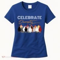 Celebrate Diversity Chickens Funny Graphic Tee Chicken Cute Gift Women's T-Shirt thumb 0
