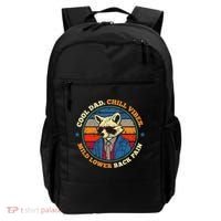 Cool Dad Chill Vibes Mild Back Pain Funny Fathers Day Gift Backpack thumb 0