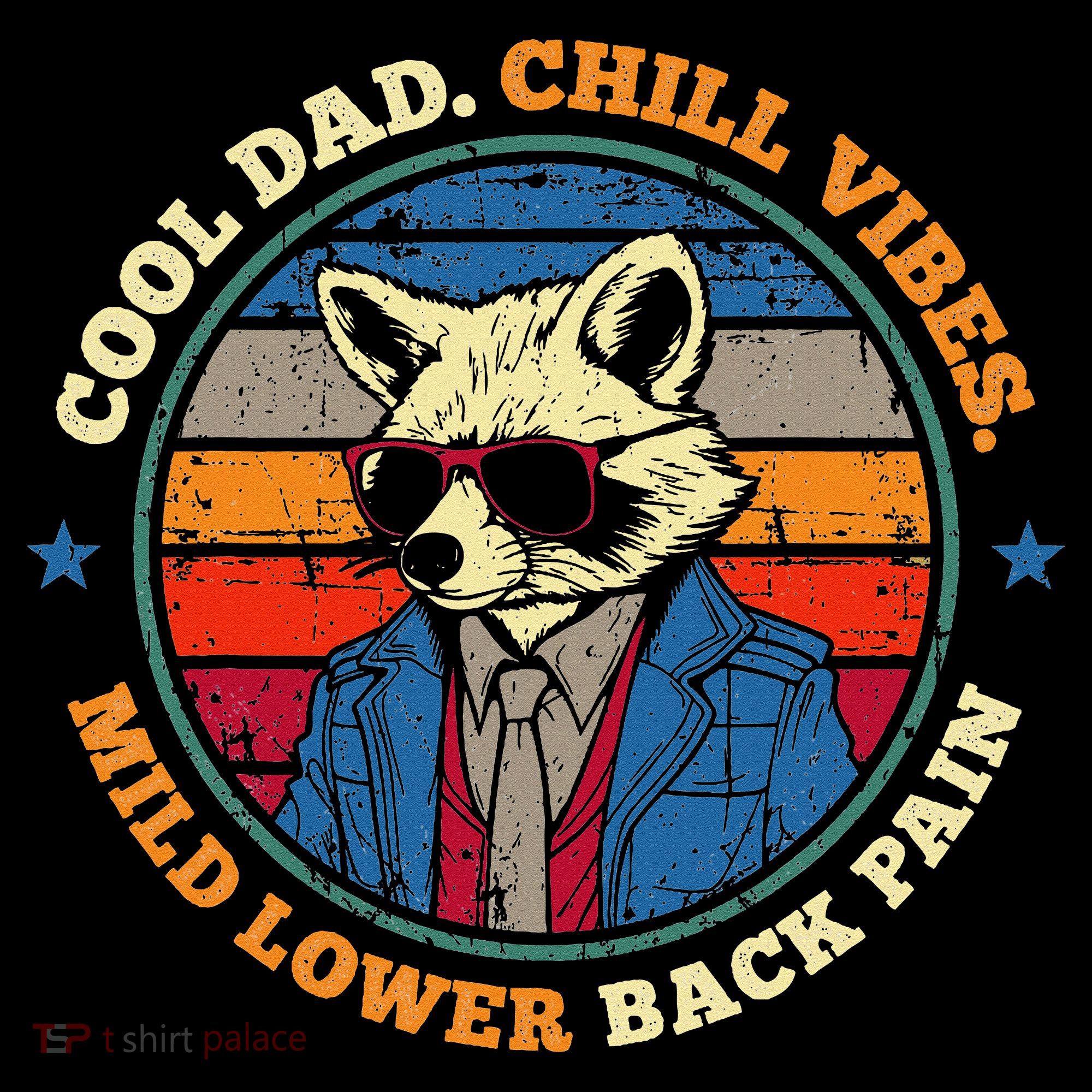 Cool Dad Chill Vibes Mild Back Pain Funny Fathers Day Gift Coffee Mug