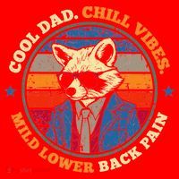 Cool Dad Chill Vibes Mild Back Pain Funny Fathers Day Gift Santa Hat thumb 1
