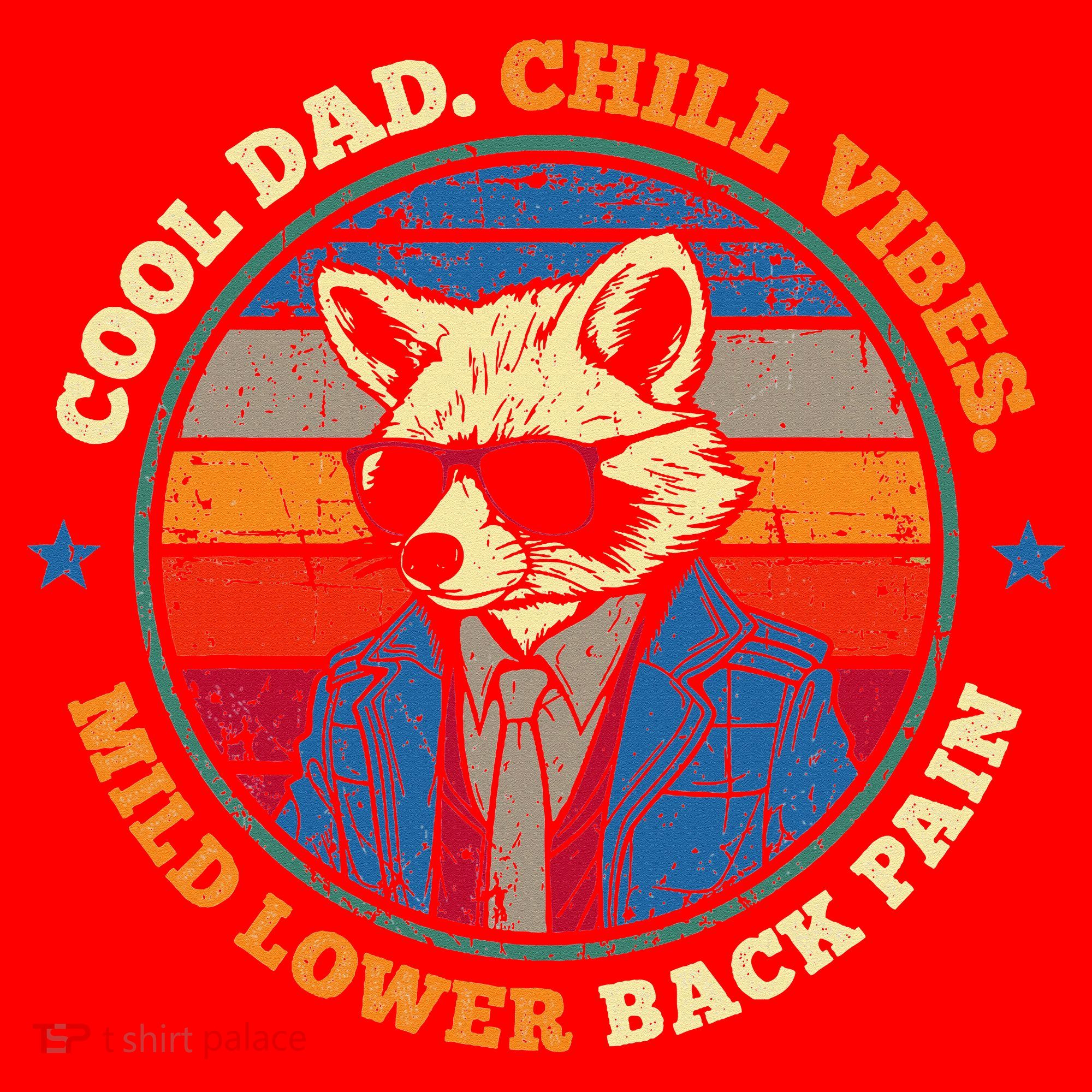 Cool Dad Chill Vibes Mild Back Pain Funny Fathers Day Gift Santa Hat