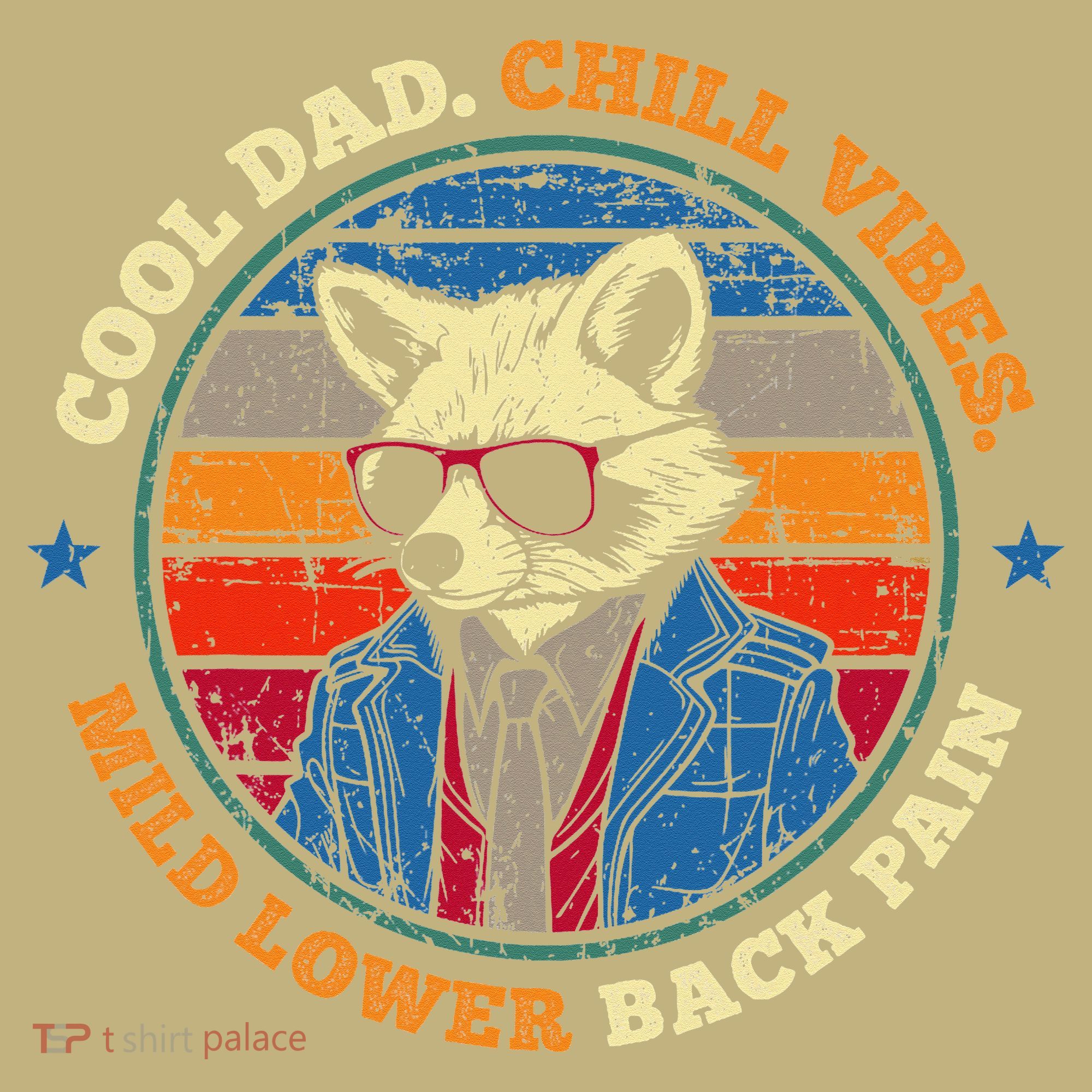 Cool Dad Chill Vibes Mild Back Pain Funny Fathers Day Gift Long Sleeve Shirt