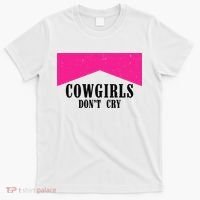 Cowgirls Don't Cry Western Leopard Cow T-Shirt thumb 0