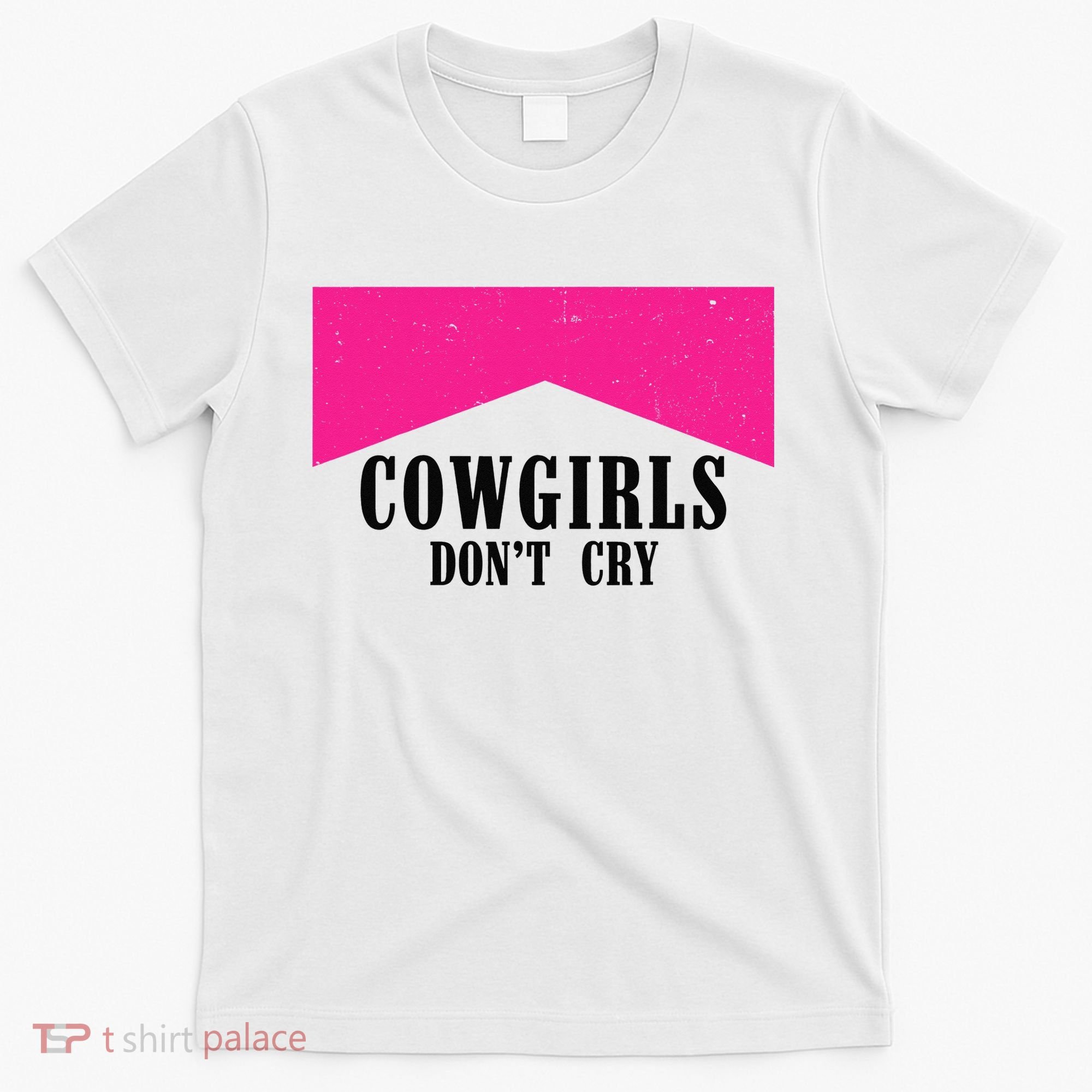Cowgirls Don't Cry Western Leopard Cow T-Shirt