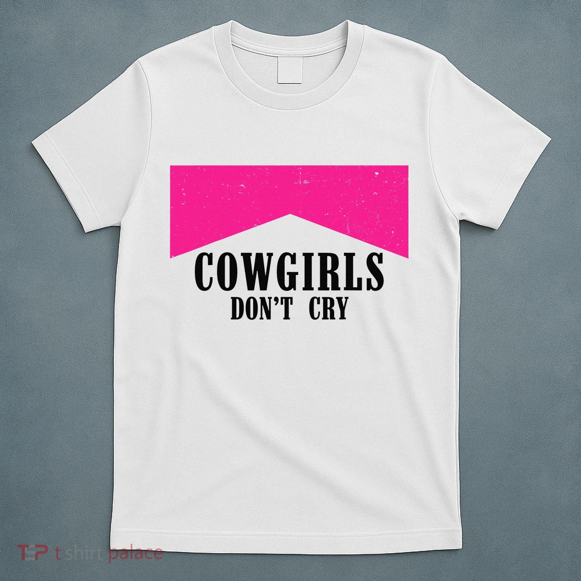 Cowgirls Don't Cry Western Leopard Cow T-Shirt
