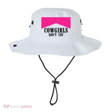 Cowgirls Don't Cry Western Leopard Cow Bucket Hat
