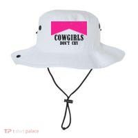 Cowgirls Don't Cry Western Leopard Cow Bucket Hat thumb 0