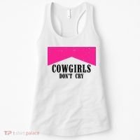 Cowgirls Don't Cry Western Leopard Cow Women's Tank Top thumb 0