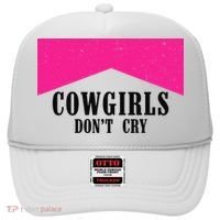 Cowgirls Don't Cry Western Leopard Cow Hat thumb 0