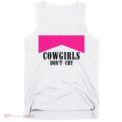 Cowgirls Don't Cry Western Leopard Cow Tank Top