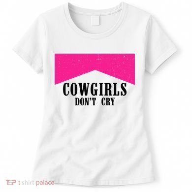 Cowgirls Don't Cry Western Leopard Cow Women's T-Shirt