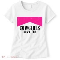Cowgirls Don't Cry Western Leopard Cow Women's T-Shirt thumb 0
