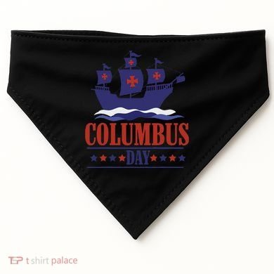 Columbus Day Christopher Columbus Italian American USA-Made Doggie Bandana