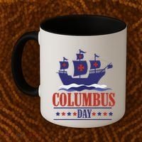 Columbus Day Christopher Columbus Italian American Coffee Mug thumb 2