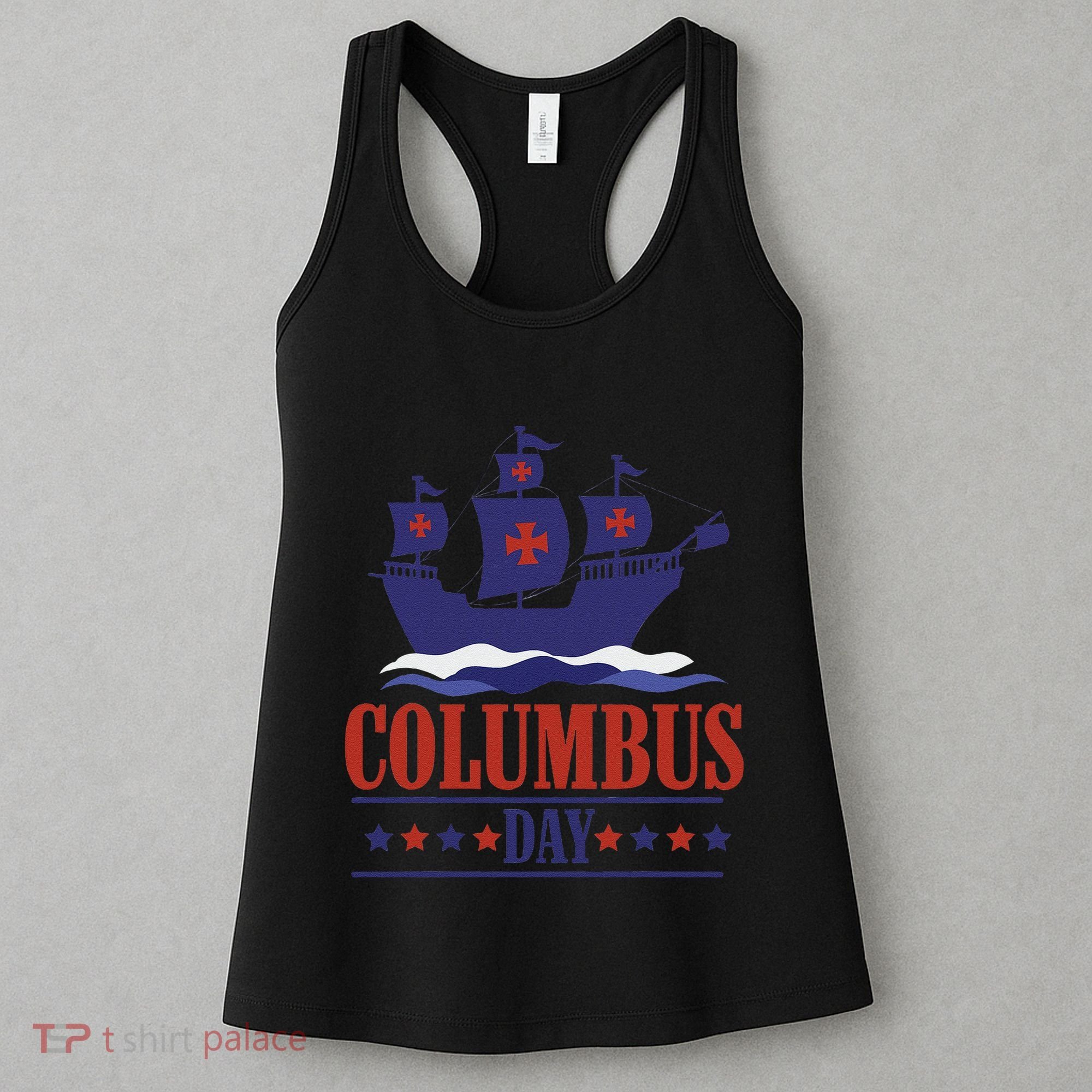 Columbus Day Christopher Columbus Italian American Women's Tank Top