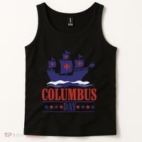 Columbus Day Christopher Columbus Italian American Tank Top thumb 2