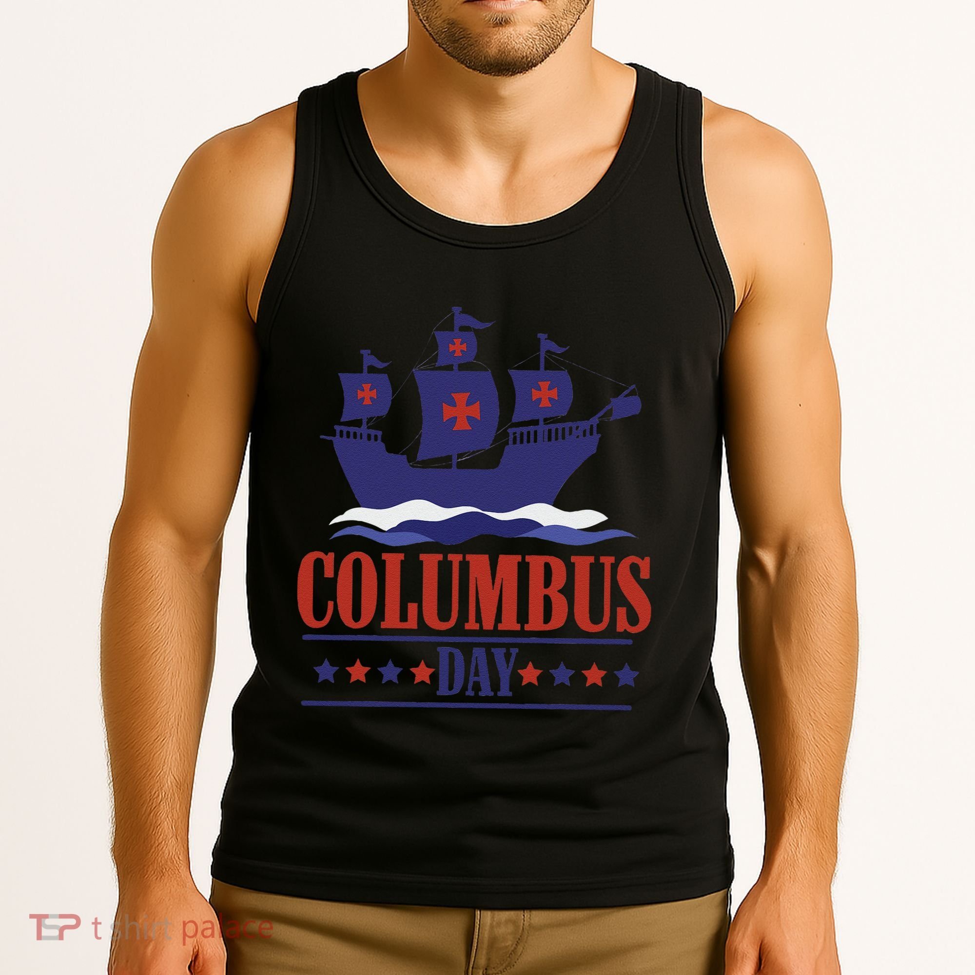 Columbus Day Christopher Columbus Italian American Tank Top