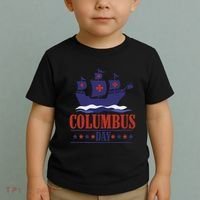 Columbus Day Christopher Columbus Italian American Toddler T-Shirt thumb 2