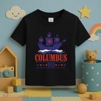 Columbus Day Christopher Columbus Italian American Toddler T-Shirt thumb 3