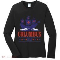 Columbus Day Christopher Columbus Italian American Women's Long Sleeve Shirt thumb 0