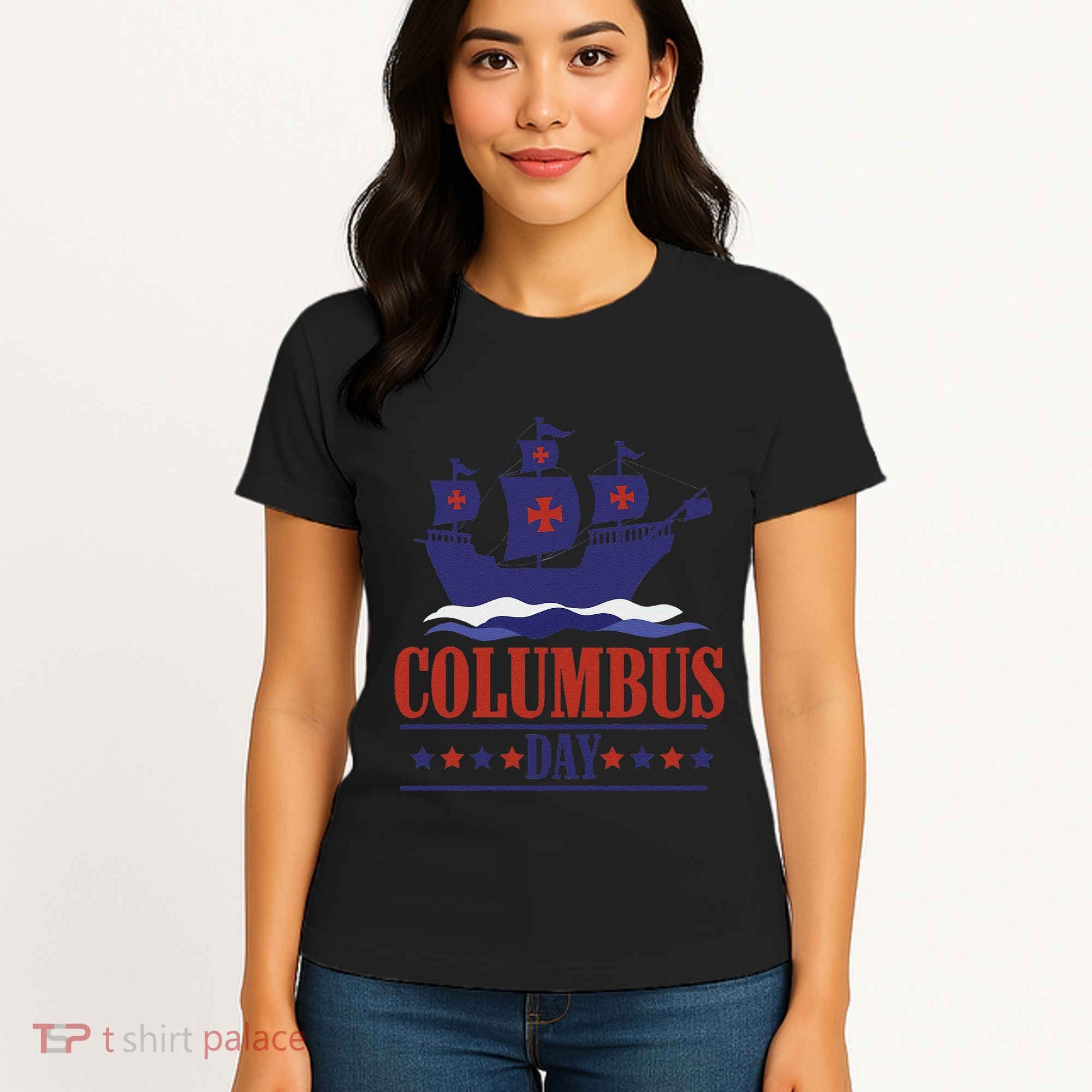 Columbus Day Christopher Columbus Italian American Women's T-Shirt