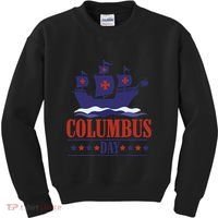 Columbus Day Christopher Columbus Italian American Kids Sweatshirt thumb 0