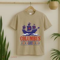 Columbus Day Christopher Columbus Italian American T-Shirt thumb 2