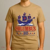 Columbus Day Christopher Columbus Italian American T-Shirt thumb 3