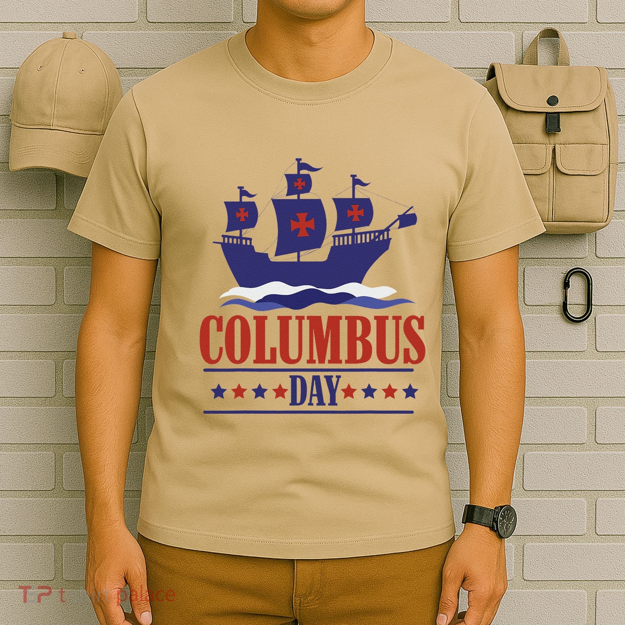Columbus Day Christopher Columbus Italian American T-Shirt