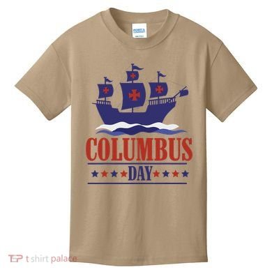Columbus Day Christopher Columbus Italian American Kids T-Shirt