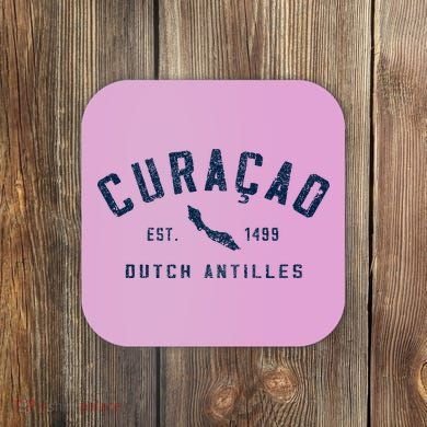 Curacao Dutch Caribbean Souvenir Cruise Vacation Coaster