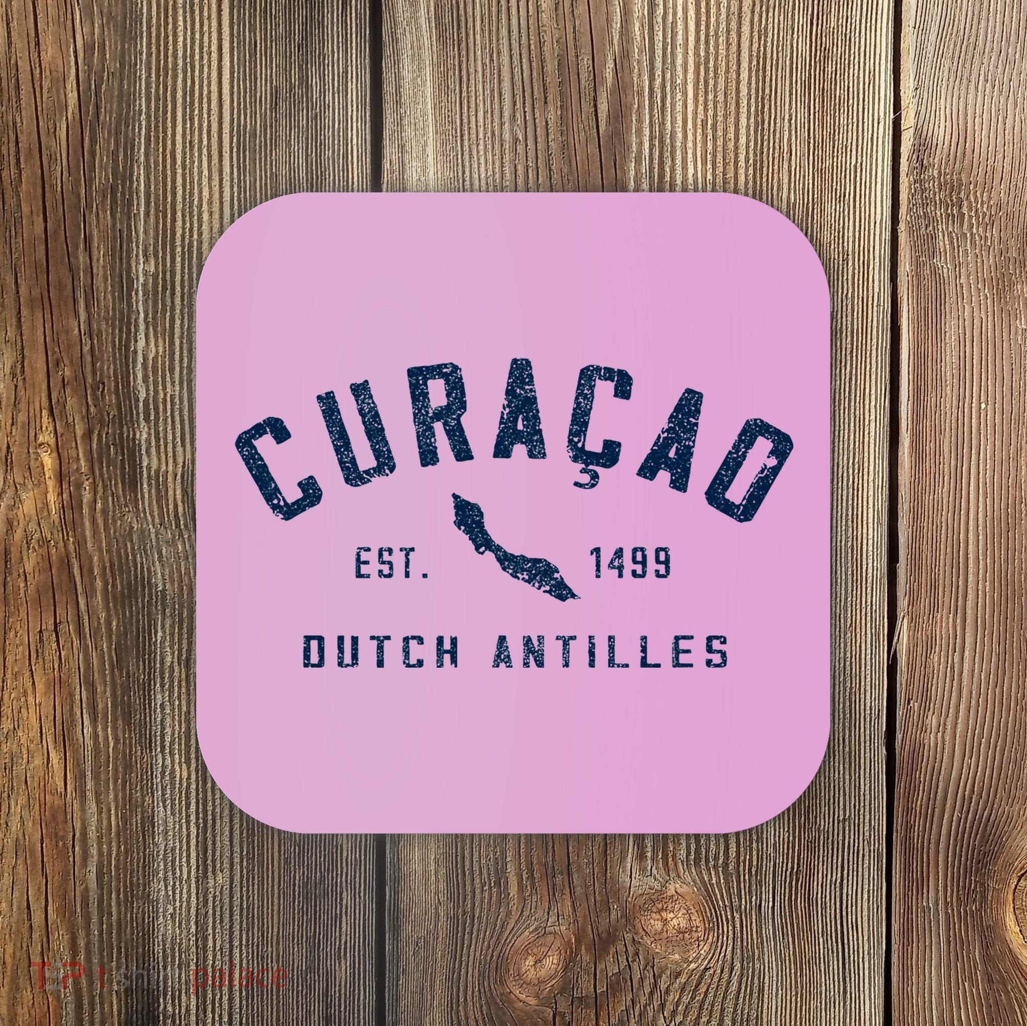 Curacao Dutch Caribbean Souvenir Cruise Vacation Coaster