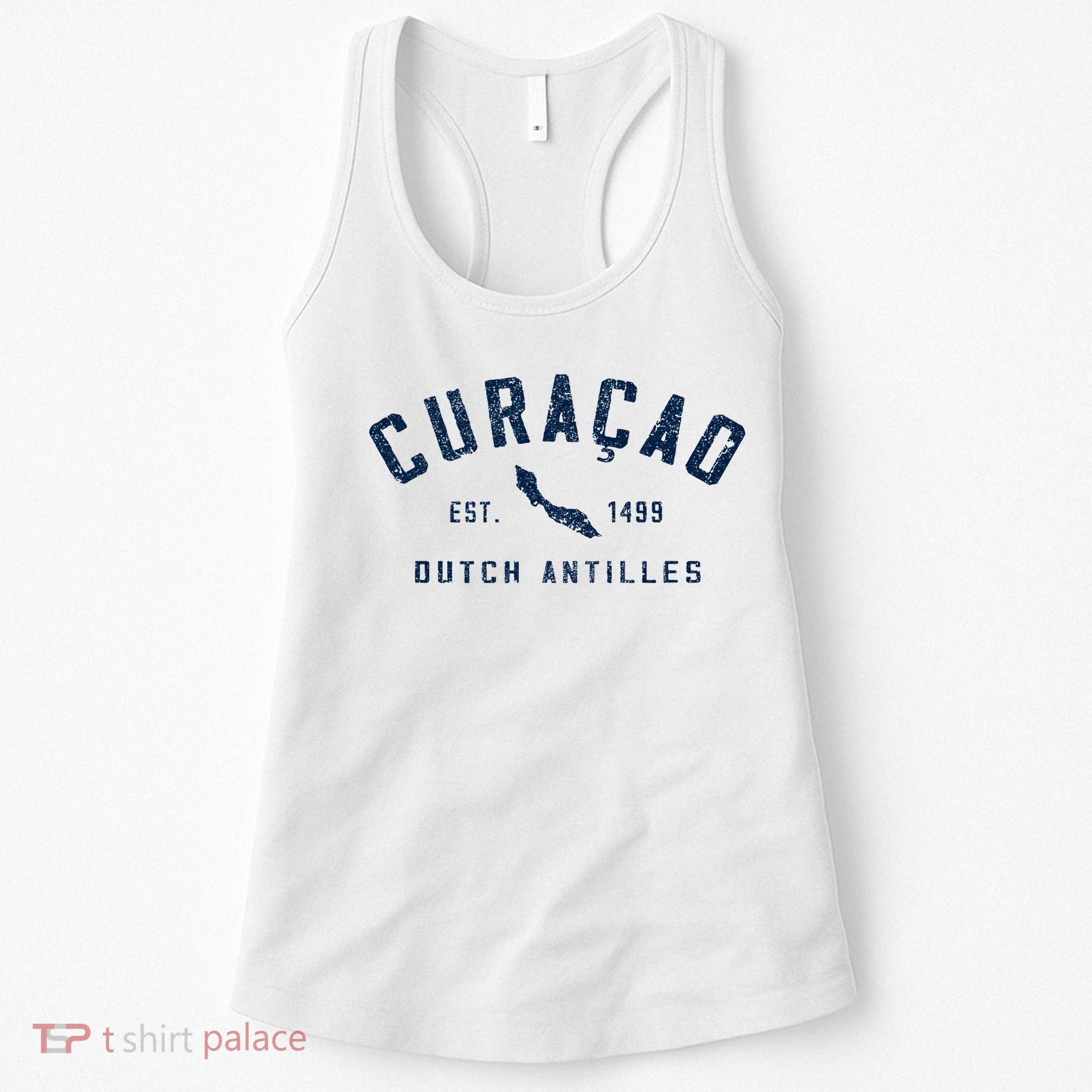 Curacao Dutch Caribbean Souvenir Cruise Vacation Women's Tank Top