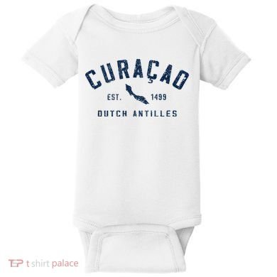 Curacao Dutch Caribbean Souvenir Cruise Vacation Baby Bodysuit