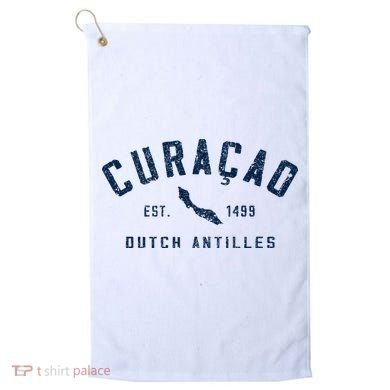 Curacao Dutch Caribbean Souvenir Cruise Vacation Golf Towel