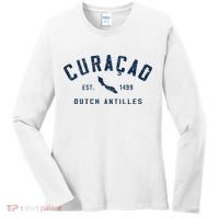 Curacao Dutch Caribbean Souvenir Cruise Vacation Women's Long Sleeve Shirt thumb 0
