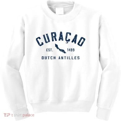 Curacao Dutch Caribbean Souvenir Cruise Vacation Kids Sweatshirt