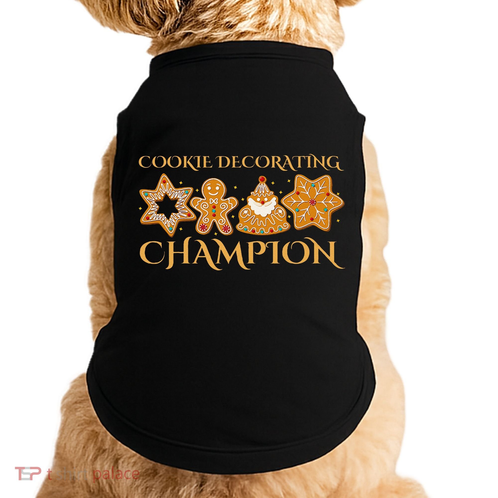 Cookie Decorating Champion Baking Christmas Family Matching Doggie Tank
